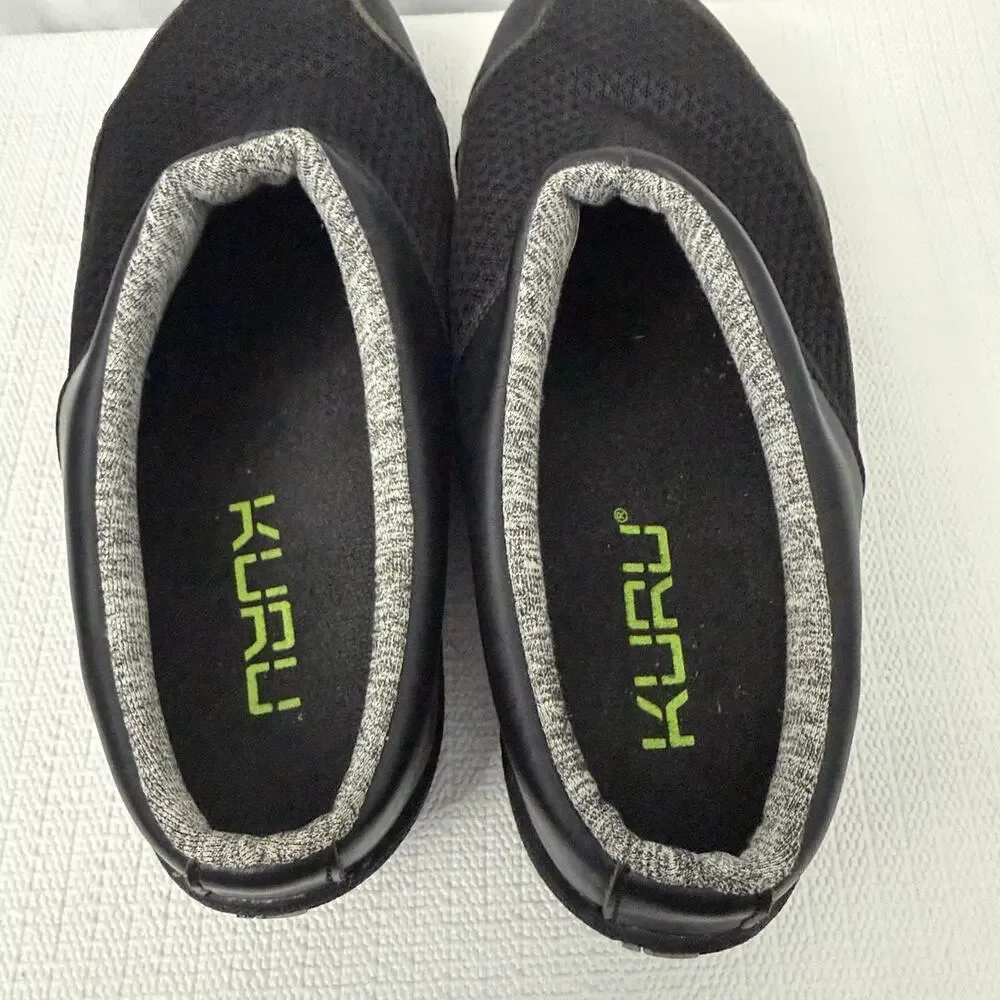 Kuru Draft Shoes Men's Size 10.5 Black Slip On Mules Comfort Slippers